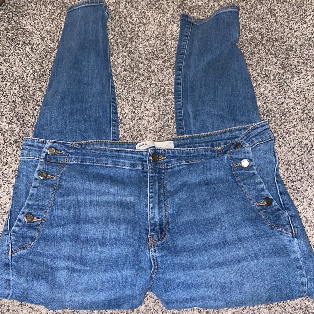 Zara Blue Skinny Jeans